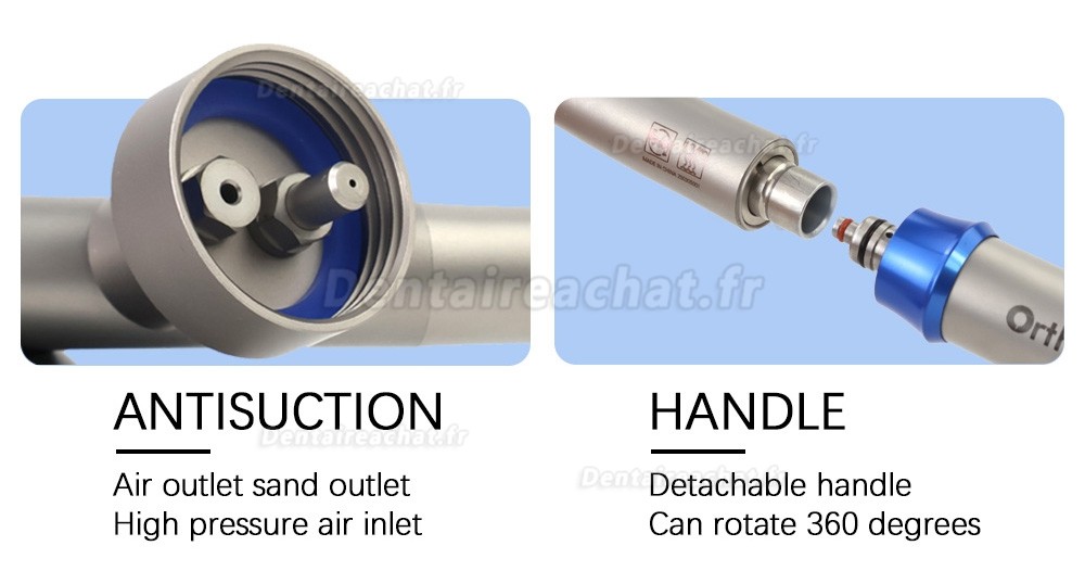 Micro sableuse dentaire dentaire à l'oxyde d'aluminium (compatible avec le raccord KAVO)